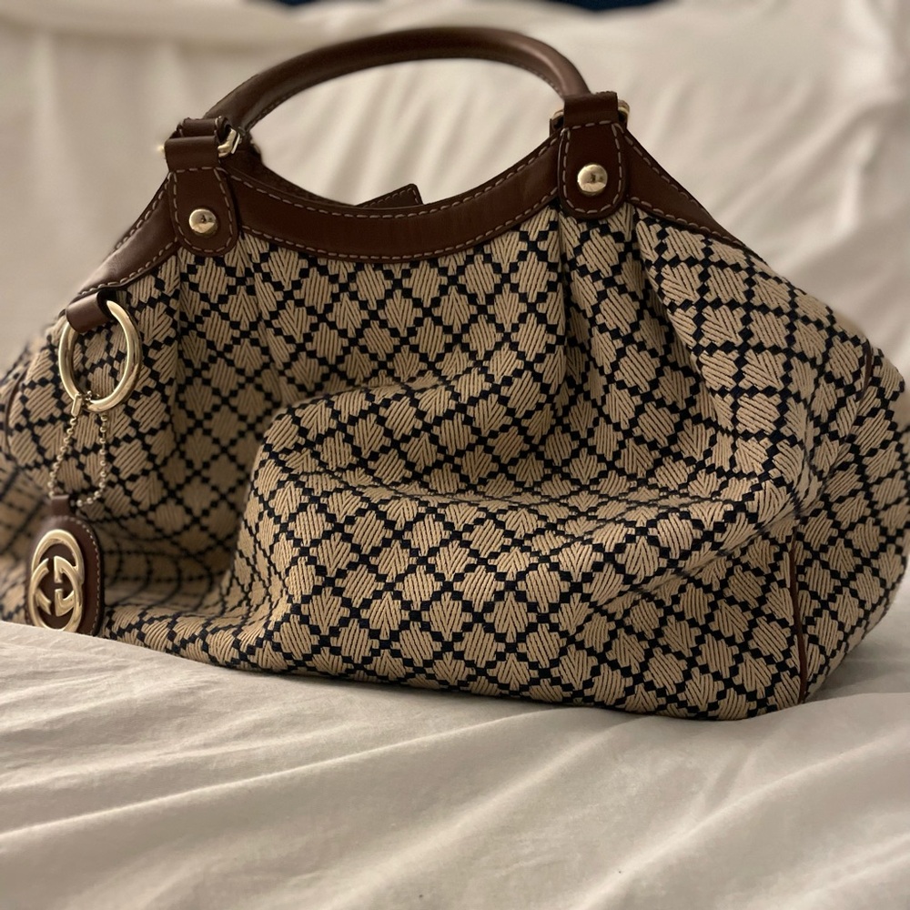 SUKEY  TOTE  DIAMANTE  CANVAS  MEMDIUM